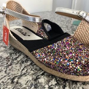 NIB - Espadrilles Glitter MultiColor